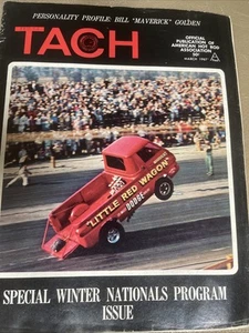 Tach March 1967 AHRA Program Winter Nationals Hot Rod Drag Racing Magazine Cars - Foto 1 di 10