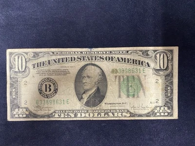 1934Series Of C Ten Dollar Bill - Image 1 of 4