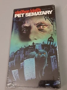Pet Sematary VHS FACTORY SEALED 2001 Horror Halloween Stephen King - Picture 1 of 3
