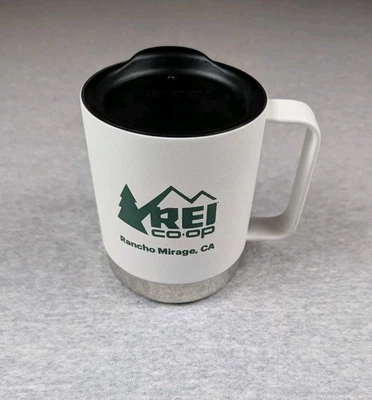 Taza de campamento REI Co-op Klean Kanteen 12 oz aislada al vacío blanca Rancho Mirage CA Foto 1 de 4