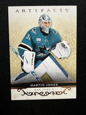 21-22 UD Artifacts Hockey 53 Martin Jones - Image 1 of 2