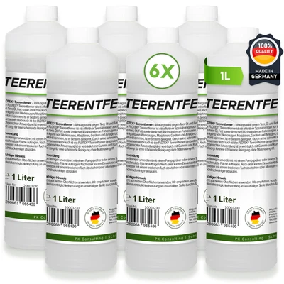 Flotex® Professional Tar Remover Car 6x1L Dissolves Tar Bitumen Grease Tree Resin Remover - Image 1 of 4