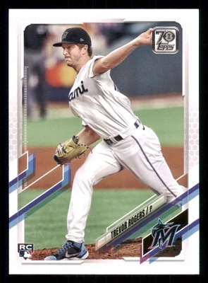 2021 Topps #563 Trevor Rogers RC - Image 1 of 2