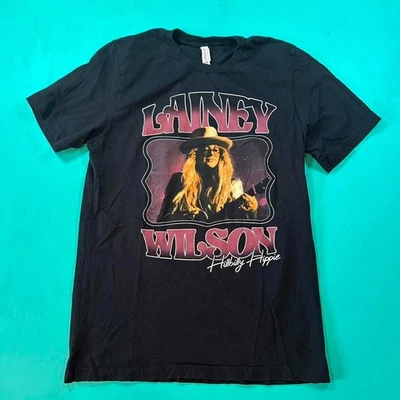 Camiseta Lainey Wilson banda Lainey Wilson música country hillbilly hippie tour camiseta Foto 1 de 4