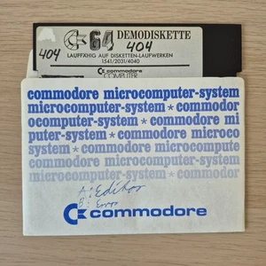 ✅ C64 DEMODISKETTE 1541 ⭐ 1 Diskette ⭐ Commodore C64 / C128 ⚡️ - Picture 1 of 1