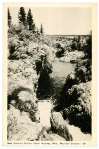 Near Goobie's Station CABOT HIGHWAY Newfoundland Canada 1945-54 PECO Postcard 28 - Picture 1 of 2