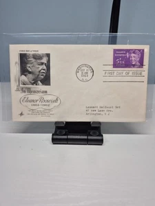 Eleanor Roosevelt First Day Of Issue Envelope .05C 1963 In Memoriam - Picture 1 of 3
