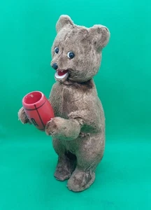 Bär mit Honigtopf, mit Federwerk - Bild 1 von 9