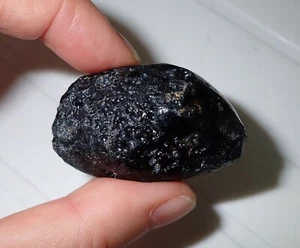 Piedra tectita indochinita negra 35,9 gramos 45x28x23 mm - Imagen 1 de 5