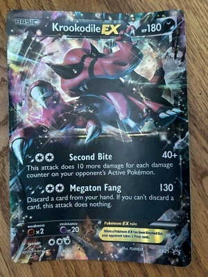 Pokémon TCG Krookodile-EX XY XY25 Holo Promo Promo - Image 1 of 3