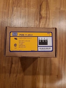 NIB: Ilsco PDB-11-2/0-3 Power Distribution Block - Picture 1 of 2