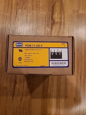 NIB: Ilsco PDB-11-2/0-3 Power Distribution Block - Image 1 of 2