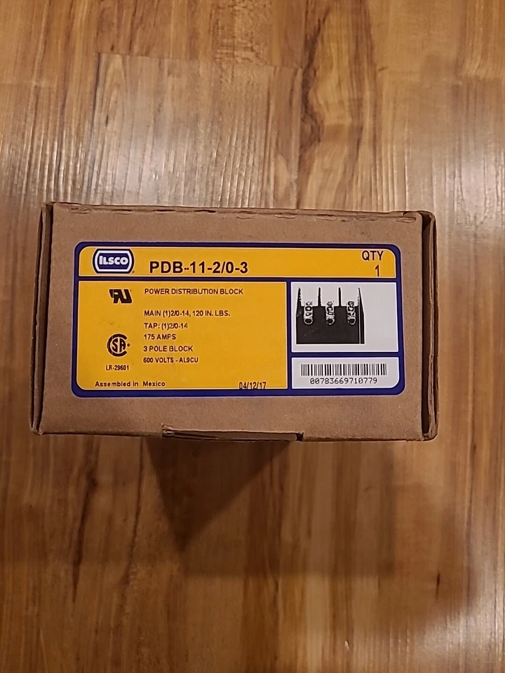 NIB: Ilsco PDB-11-2/0-3 Power Distribution Block - Image 1 of 2