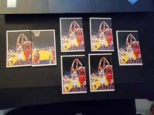 1992-93 Panini Stickers (6)#13, (1)14 Michael Jordan - MINT - 7616 One Complete - Picture 1 of 2