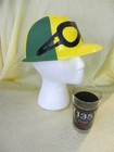 KENTUCKY DERBY GLASS horse racing 135 souvenir HAT lawn jockey green yellow rose