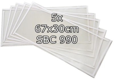 5 x Schutzfolie 670 x 300 mm Sandstrahlkabine 67 x 30 cm Sandstrahler SBC 990