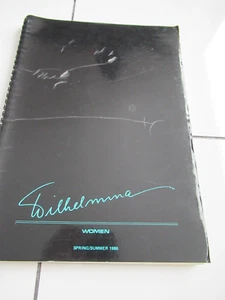 Vtg 1986 WILHELMINA MODEL WOMENS Catalog w Pics Whitney Houston Celebs ONLY1 HTF - Picture 1 of 5