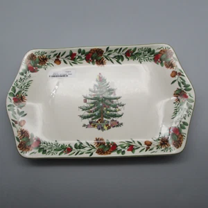 Spode Christmas Tree Annual Dessert Tray - Picture 1 of 5