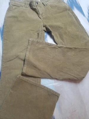 Pantalones de pana American Eagle para mujer talla 10 regular elásticos corte bota acampanados 33x31 Foto 1 de 4