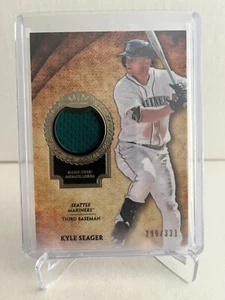 2017 Topps Tier One Kyle Seager Relic 299/331 T1R-KS Mariners - Picture 1 of 2