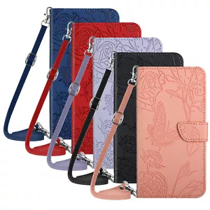 Shockproof Wallet Case+Crossbody Strap For Motorola Moto G (2025) /Power (2025) - Picture 1 of 46
