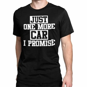 JUST MORE ONE CAR T-Shirt Black S-3XL JDM Boost Mechanic Decal Funny Turbo Race - Picture 1 of 4