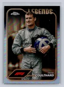 2024 Topps Chrome F1 #196 David Coulthard -F1 Legends Refractor-F1 Legend - Picture 1 of 2