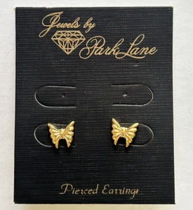 NEW Park Lane Gold Tone Small Butterfly Stud Earrings - Picture 1 of 1