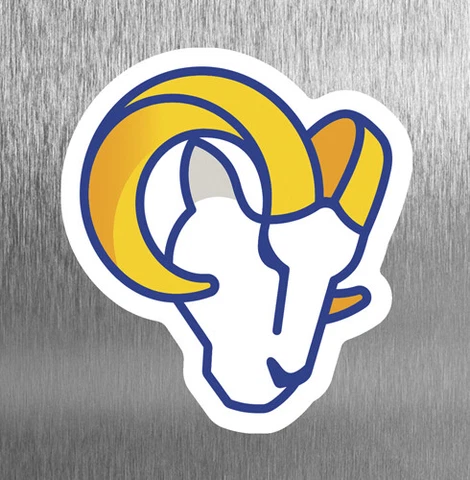MAGNET Die-Cut Los Angeles Rams NFL Football LA Refrigerator Cover