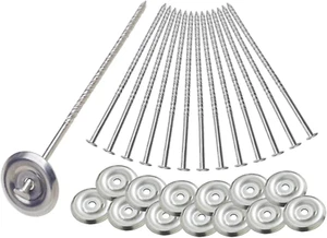 14 Stück Outdoor Wohnmobil Teppich Pfähle, Edelstahl Spirale Terrassenmatten Pfähle, gebraucht f - Bild 1 von 12