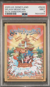 2005 Upper Deck Disneyland 50th #DL-64 Splash Mountain PSA 9 - Picture 1 of 2