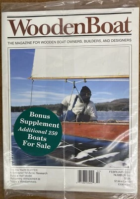WoodenBoat Magazine February 2005 Issue #182 | Bonus Supplement 250 Boats for Sa - Image 1 of 2
