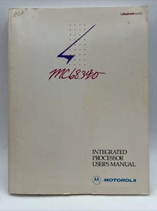 Motorola MC68340 Processore Integrato Manuale Utente 1990 - Foto 1 di 9