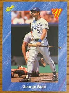 GEORGE BRETT, 1991 CLASSIC CARD, BASEBALL LEGEND ! KANSAS CITY ROYALS