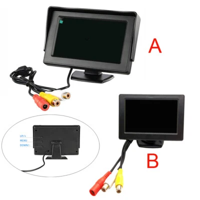 4.3'' Car Rear View Monitor TFT Screen for Camera Reverse Backup Parking System - Image 1 of 4