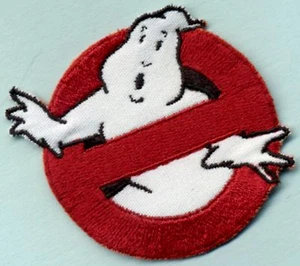2.5" TODDLER SIZED Iron-On Ghostbusters No Ghost Patch  - Picture 1 of 3