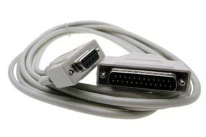 10ft DB25 Male to DB9 Female Serial AT Modem Cable DB25M/DB9F, 10 Feet - Picture 1 of 1