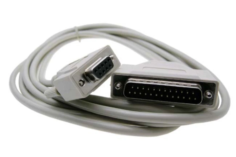 10ft DB25 Male to DB9 Female Serial AT Modem Cable DB25M/DB9F, 10 Feet - Image 1 of 1