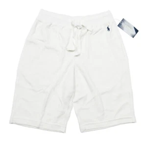 Polo Ralph Lauren Men's White Waffle Knit Thermal Sleep Shorts - Picture 1 of 2