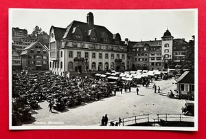 Foto AK HERISAU Schweiz 1939 Marktplatz   ( 116263 - Bild 1 von 2
