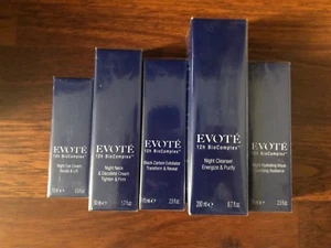 NEW Evoté 12h BioComplex 5 PIECE SET (FULL SIZE PRODUCTS IN BOXES & SEALED) - Picture 1 of 4