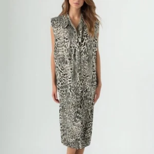 💕 Lungo L’arno Made In Italy Linen Dress 1X - Picture 1 of 11
