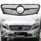 For Mercedes Benz GLA Class X156 2014-16 Front Bumper Grille Chrome Style Black