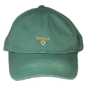 Barbour Tartan Crest Sports Cap Posey Green Some Bill Fade Men's One Size - Picture 1 of 3