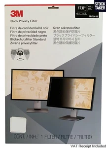 3M Privacy Filter Screen for 17" Monitor Black 4:3 Anti-Glare PF170C4B VAT Inc - Picture 1 of 5