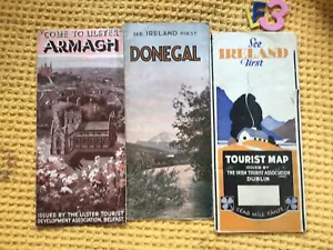 3 Vintage Irish Tourist  SEE IRELAND FIRST Guides , Dublin , Armagh , Donegal - Picture 1 of 4