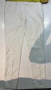 RED Valentino Womens Pants Spa White Trouser Chinos Crop EU 44 Inseam 32.5 - Picture 1 of 13