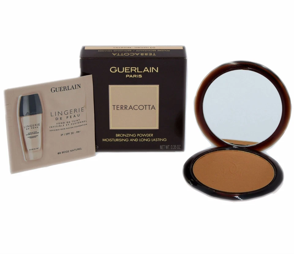 GUERLAIN TERRACOTTA BRONZING POWDER MOISTURISING & LONG LASTING 10G #03 - N/P - Image 1 of 1