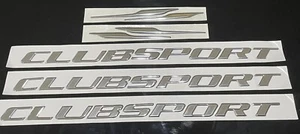 HSV clubsport VX - side skirts commodore and boot badge Chrome.. - Picture 1 of 2