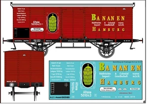 DIT – 00580 Gm Altona 501043 Spezialwagen "Bananen Hamburg – grün" Kpev Epoche 1 - Bild 1 von 1